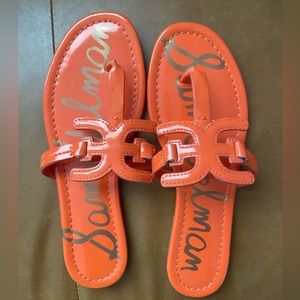 Sam Edelman orange sandals in EXCELLENT condition. Practically brand new.